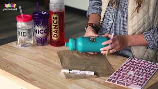 Personalized Water Bottles - Easy DIY