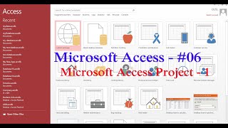 Microsoft Access  Query Table (Project  - 1)