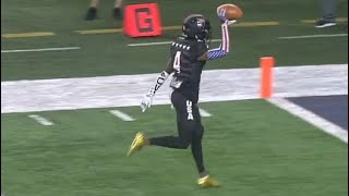 Jordan Miner Recovers Fumble in 2018 International Bowl || 2018 4-Star Penn State CB Signee