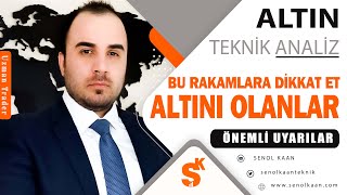 Altın Analizi..Önemli Açıklamalar Altını Olanlar Bu Rakamlara Dikkat Etsinler