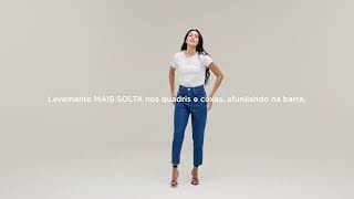 DAMYLLER - Guia Jeans - Calça NEW MOM feminina