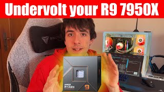 Undervolt your Ryzen 9 7950X for more FPS and Lower Temperature!