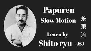 Papuren kata with slow motion shito ryu #karate #kata #trending #japan #world karate # JSJ karate