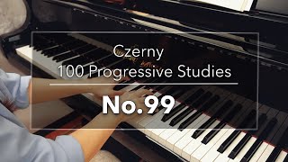 ツェルニー100番練習曲 99番 ( Czerny op.139, No.99, from 100 Progressive Studies )