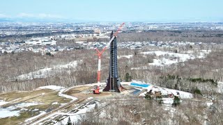 百年記念塔が解体！！Sapporo’s Hokkaido Centennial Memorial Tower gets dismantled!! (2023/03/19)