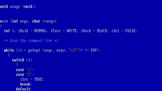 Writing FreeDOS programs in C (code review)