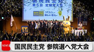 「手取りを増やす」が最重要課題 国民民主党党大会