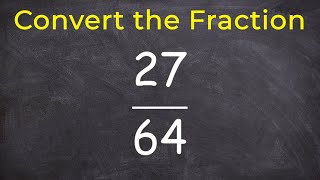 How to convert a fraction into a decimal and then a percent