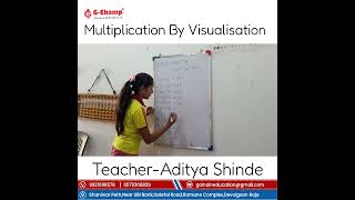 student of kriyansh G-champ abacus performing visualisation