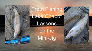 Trout Fishing California - Bay Area - Lake Chabot - Couple Lassens on the mini-jig