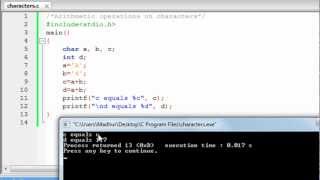 C Programming Tutorial - 9: Characters
