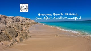 Broome Beach Fishing, One After Another……ep. 3