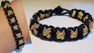 DIY Friendship bracelet | how to make easy macrame bracelet|tutorial