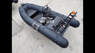 Hedia rib boat rib390 13ft 3.9m aluminum inflatable rib boat