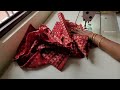 నార్మల్ బ్లౌజ్ కుట్టడం ఎలా కొత్తవారికోసం blouse stitching in telugu for beginners stitching tips