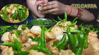 NEW GOLGAPPA EATING CHALLENGE, Pani Puri eating show, spicy Pani Puri eating videos