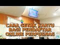 Cara Cetak Kartu Perpusnas bagi pendaftar online / belum cetak