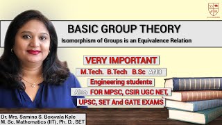 Isomorphism of Groups is an equivalence relation - Chapter 9 - Lecture 2