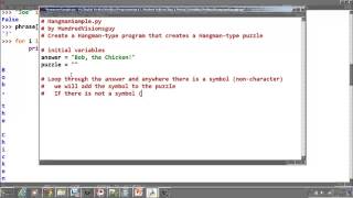 Python Strings as Sequences - Part 2
