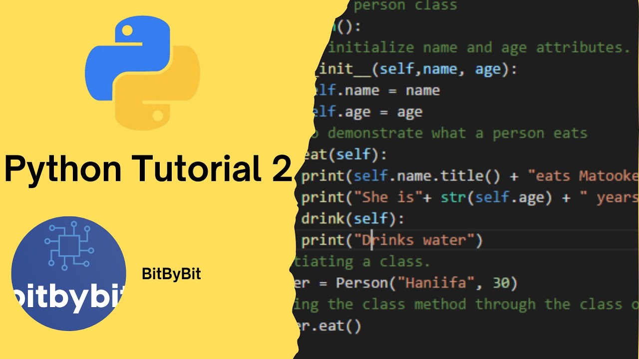 Writing Our First Python Program Python Tutorial 2 Youtube
