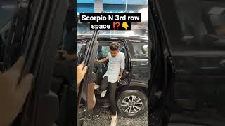 All new Scorpio N sitting space ☝️⁉️🚙🖤 #scorpio #scorpion #mahindra #thar #bolero