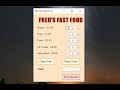 Visual Basic Tutorial - Fast Food App (Part 2/2)