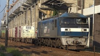 【4K】JR山陽本線　EF210-139号機牽引　1050レ貨物列車