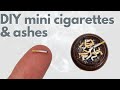 Realistic cigarettes for scale models & dioramas