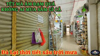 TẾT MÀ NGƯỜI ĐI ĐÂU HẾT RỒI, MUA SẮM ẢM ĐẠM QUÁ. ĐÀ LẠT THỜI TIẾT XẤU TRỜI MƯA