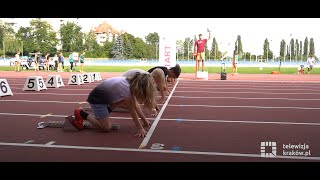 Zawody lekkoatletyczne na stadionie AWF Kraków