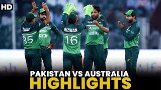 Highlights | Pakistan vs Australia | ODI | PCB | MM2A