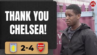 Aston Villa 2-4 Arsenal | Thank You Chelsea!