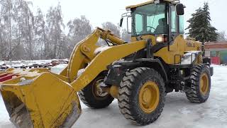 Effects of Freezing Rain! The first loader problems with the onset of winter!