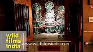 Worshipping women god idols at Gujarat's Jagannath temple in Ahmedabad