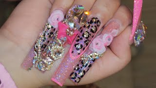 Watch me Freestyle 3xl Birthday Nails | Beginner Tips  #nails