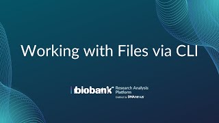 Working with Files via CLI