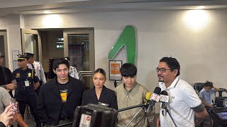 President Nadine Lustre Ron Angeles Elijah Canlas | Uninvited MMFF 2024