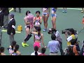 2015日本選手権リレー 女子4x100mr決勝 東京高校44.48ジュニア日本新 東邦銀行44.48 渡辺真弓ラストラン