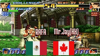 FT10 @kof99: RAFA (MX) vs Mr.Jay(HK) (CA) [King of Fighters 99 Fightcade] Nov 22