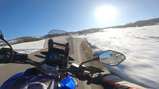 Exploring new road in winter - [HD RAW onboard]