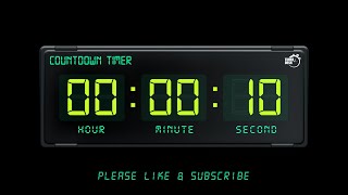10 SECOND TIMER - 1080p - COUNTDOWN TIMER