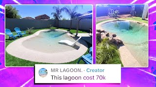 Mr Lagoon says it's a Lagoon not a Puddle. Puddle cost 70k?