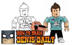 How to Draw Denis Daily | Roblox (Art Tutorial)