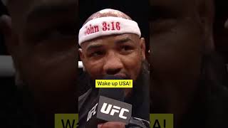 Most CONFUSING Post Fight UFC Interview | Yoel Romero No Forget Jesus  Comment #UFC #MMA #Shorts