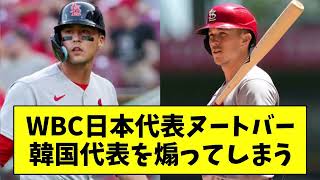 WBC日本代表ヌートバー、韓国代表を煽ってしまう