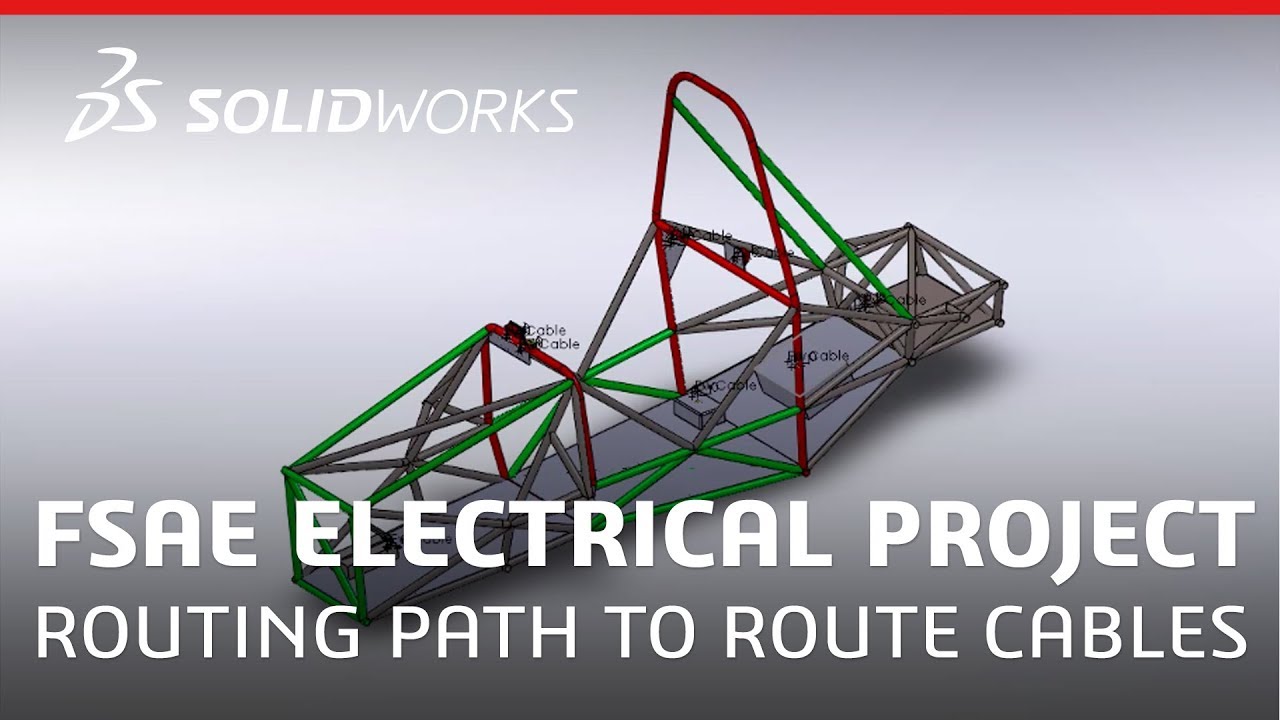 FSAE Electrical Project: Creating A Routing Path To Route Cables ...