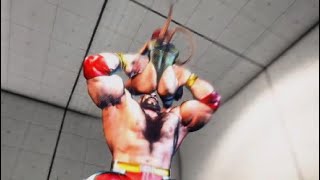 Street Fighter 6 - Zangief Does Powerbomb Super On Cammy