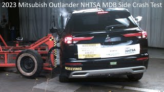 2023 Mitsubishi Outlander NHTSA MDB Side Crash Test