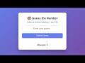 🎯 Guess the Number Game in HTML CSS JavaScript | Beginner JS Project #codingprojects #frontend