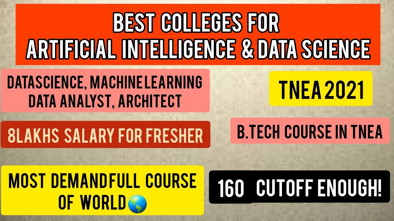 Top 10 Colleges For B.Tech .Artificial Intelligence &Data Science ...